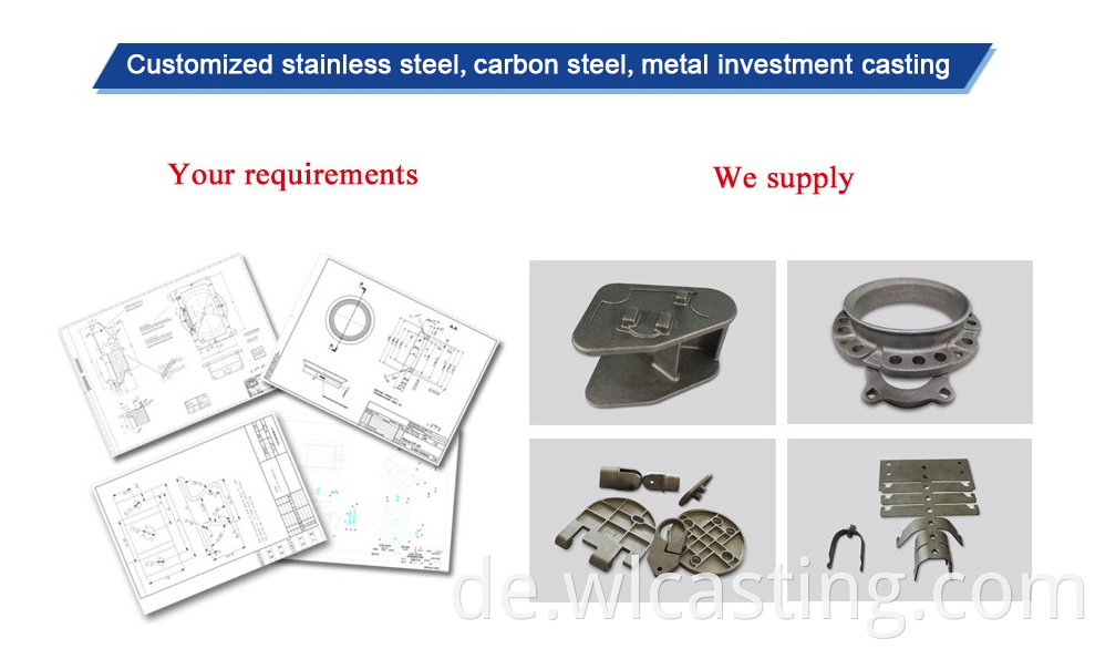 investment casting lost wax China foundry